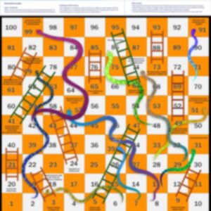 Snake & Ladder Game with Flipbook & Dice on Arsenic & Bacteriological Contamination of Drinking Water (Hindi Version)