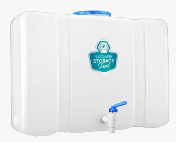 Wall Mountable RO Reject Water Tank (18 Liter)